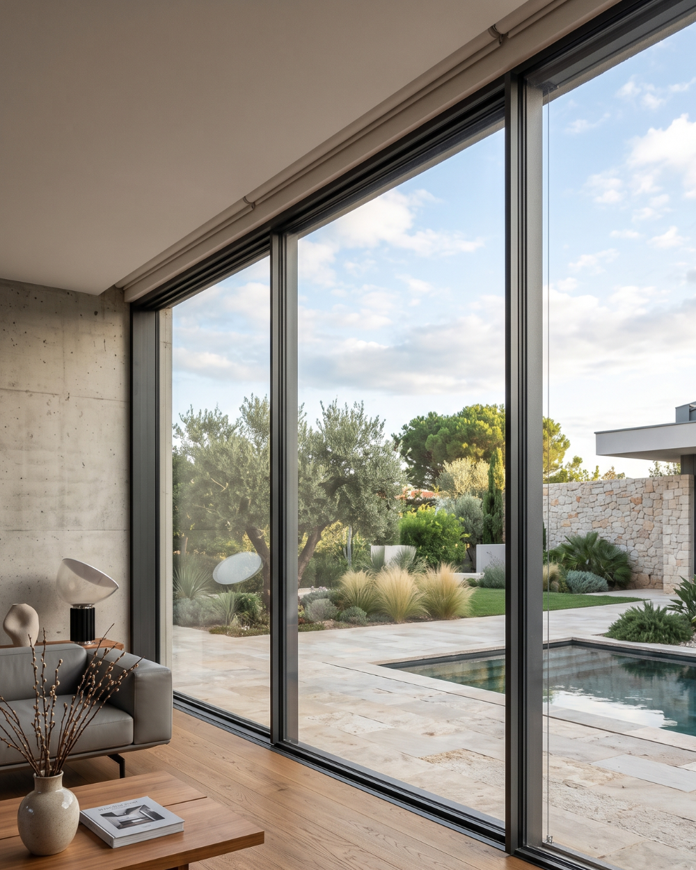 Modern Slim Profile Aluminium Systems