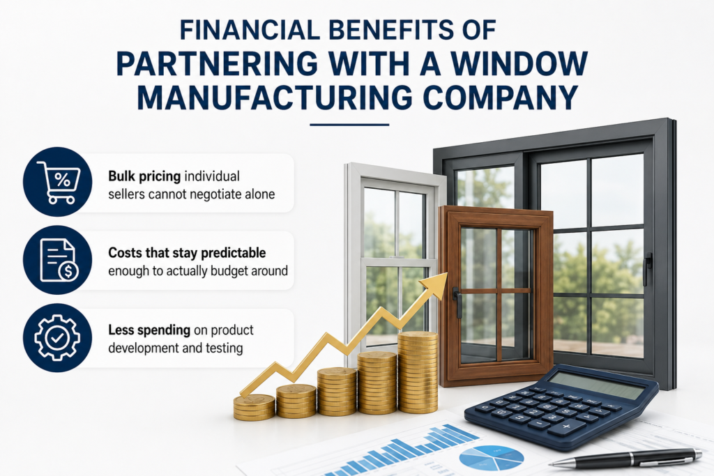 Financial Benefits of Partnering with a Window Manufacturing Company