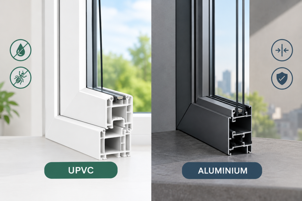 UPVC Windows and Doors vs Aluminium