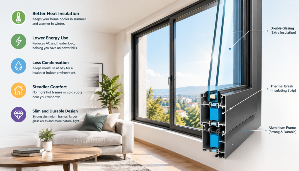 5 Benefits of Thermal Break Aluminium Windows